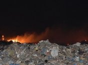 В Николаевской области горела мусорная свалка