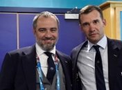 Андрей Павелко и Андрей Шевченко