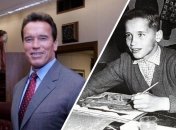 Шварценеггер в зрелости и в детстве