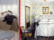 Яркие примеры того, как можно тесную комнату превратить в крутую спальню (Фото) 