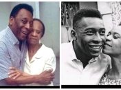 Пеле с матерью Селестой Арантес