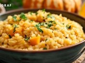Різотто - це дуже смачна та ситна страва (зображення створено за допомогою ШІ)