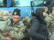 В Житомире встретили бойцов 95-й аэромобильной бригады