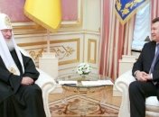 Янукович провел встречу в Крыму с Предстоятелем РПЦ Кириллом