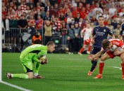 Андрій Лунін у матчі ЛЧ "Баварія" — "Реал"