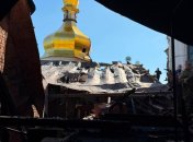 Пошкоджений дах собору