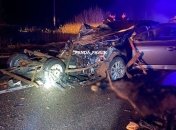 Авария произошла около 18:00