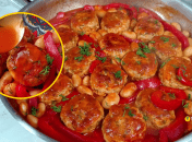 Фрикадельки з квасолею