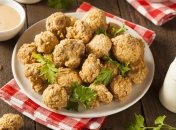 Грибы в пивном кляре - отличная закуска для любого застолья