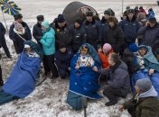 "Союз ТМА-13М" с экипажем на борту совершил посадку в Казахстане