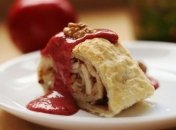 Рецепт недели. Постный яблочный штрудель