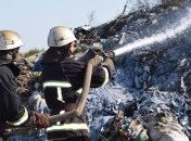 На Николаевщине горит свалка твердых бытовых отходов