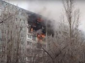 В жилом доме в Волгограде произошел взрыв газа (Видео)