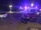 У Дніпрі сталося потрійне ДТП: є постраждалі (фото)