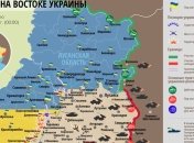 Карта АТО на востоке Украины (10 ноября)