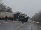 Фуры разбились "в мясо" на одесской трассе под Николаевом: видео с места
