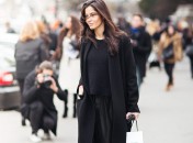 Найстильніша річ нового сезону - чорне пальто