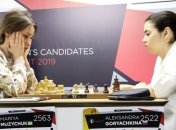 На шахматном турнире претенденток украинкам немного не хватало удачи