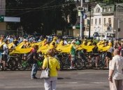 Рекордный велопробег в Черкассах (Видео)