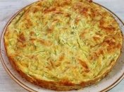 Рецепт дня: заливной пирог с кабачками и сыром