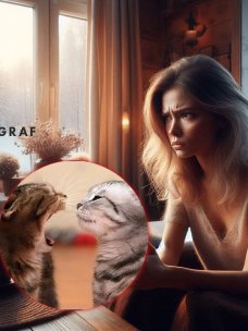 Девушка сдерживает гнев