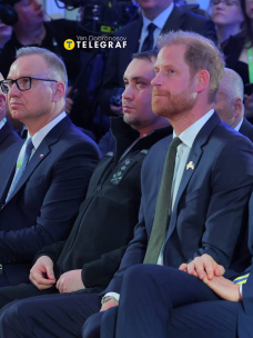 Принц Гарри рядом с Будановым и Яценюком