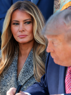 Мелания и Дональд Трамп