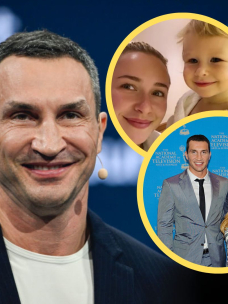 Владимир Кличко с бывшей любимой и дочерью