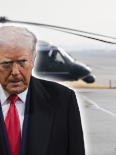 Походка Дональда Трампа на авиабазе в Давосе вызвала беспокойство