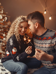 Пара в Новый год