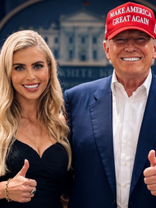 Дональд Трамп и Кэти Захария