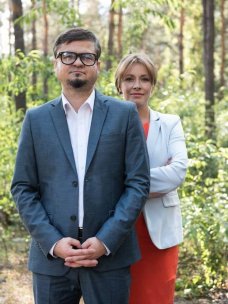Юрий Крапов с Еленой Кравец