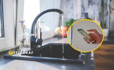 Вода течет из крана