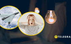 Беспилотник, девушка и лампочка