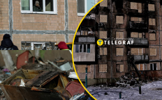 Пострадавший дом в Харькове