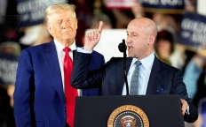 Дональд Трамп и Стивен Миллер