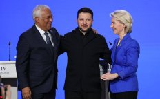 Антониу Кошта, Владимир Зеленский и Урсула фон дер Ляен