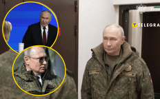 Владимир Путин в военной форме. Фото Скриншот