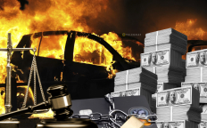 Автомобили сгорели