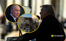 Владимир Путин, Дональд Трамп, обстрелы Украины