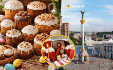 Ассортимент пасхальных пасок в киевских супермаркетах впечатляет