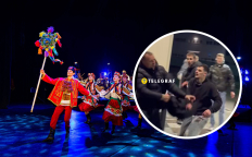 Ансамбль "Гуцулия" возвращался в Украину с заграничных гастролей