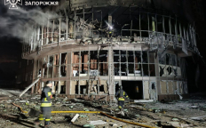 Сгоревшая часть дома