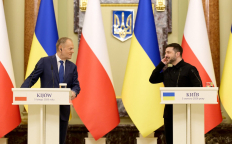 Дональд Туск и Владимир Зеленский