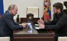 Владимир Путин и Рамзан Кадыров