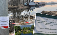 В новой пешеходной зоне продолжаются работы. Фото Коллаж "Телеграфа"