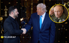 Владимир Зеленский с Дональдом Трампом и Владимир Путин