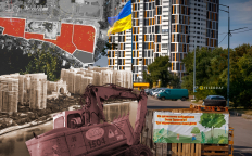 Застройщиков манят участки у Днепра. Фото Коллаж "Телеграфа"