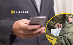 Мужчина со смартфоном, ТЦК, повестка