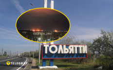 После атаки возникли мощные пожары